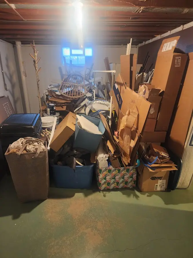 Roll-off dumpster container at job site for Construction Dumpster Rental in South Pasadena